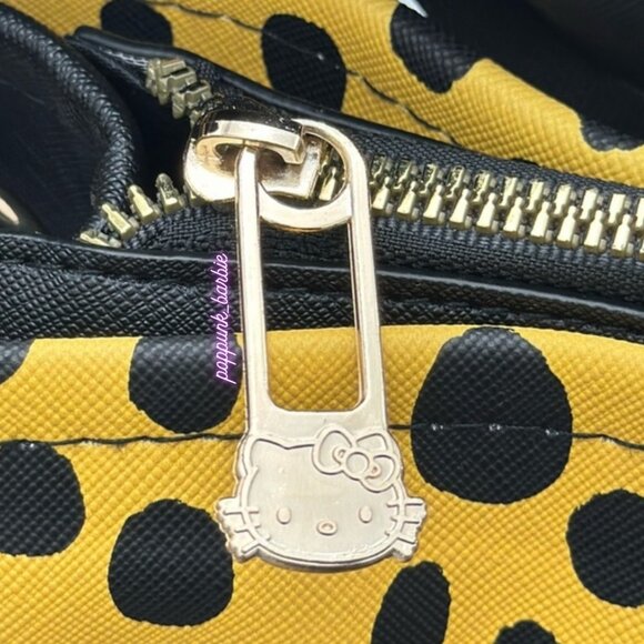 Hello Kitty Cheetah Print Travel Tote Bag 3PCS‎ NWT - Picture 6 of 15